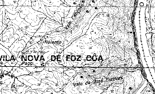 Côa region map