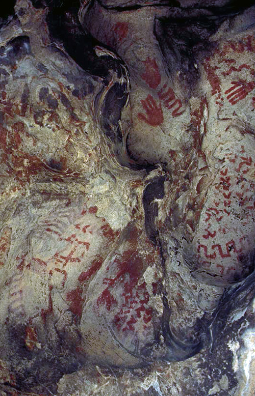 Fig. 10. Baliktas. Depiction on the ceiling of the "rock chamber"  (enhanced)