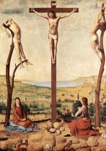 Fig. 8 Crocifissione di Antonello da Messina (Immagine tratta da: https://upload.wikimedia.org/wikipedia/commons/5/5d/ Antonello_da_Messina_027.jpg).