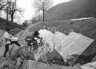 Controlling the traced sheets over RPM (Valtellina - Italy)